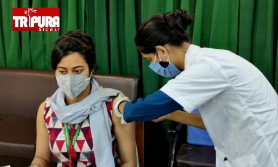 COVAXIN : Bank Employees are vaccinated in Tripura COVAXIN : Bank Employees are vaccinated in Tripura